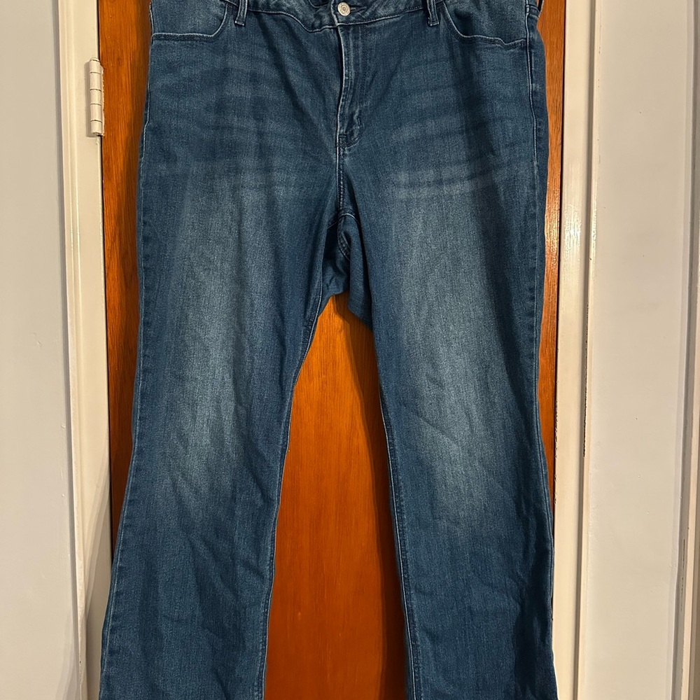 Old Navy Dark Blue Wow Boot-Cut Jeans